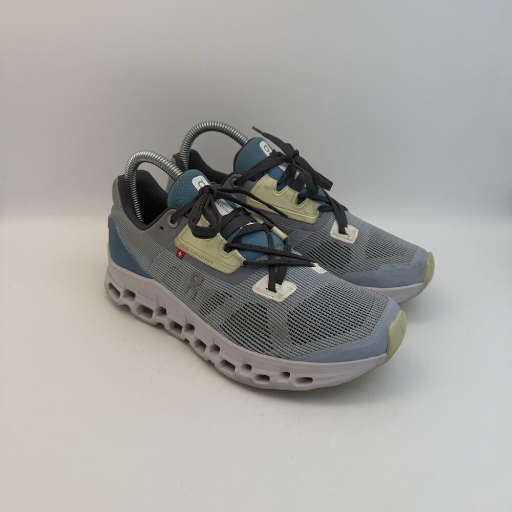 On Cloud Cloudstratus Women’s Sneakers Size 6.5 Blue Running Shoes Gym Athletic